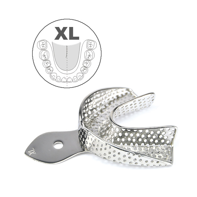 Ложка слепочная нижняя с перфорацией, XL | HLW Dental Instruments (Германия)