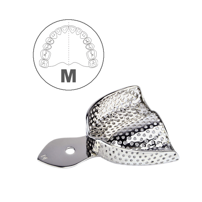 Ложка слепочная верхняя с перфорацией, M | HLW Dental Instruments (Германия)