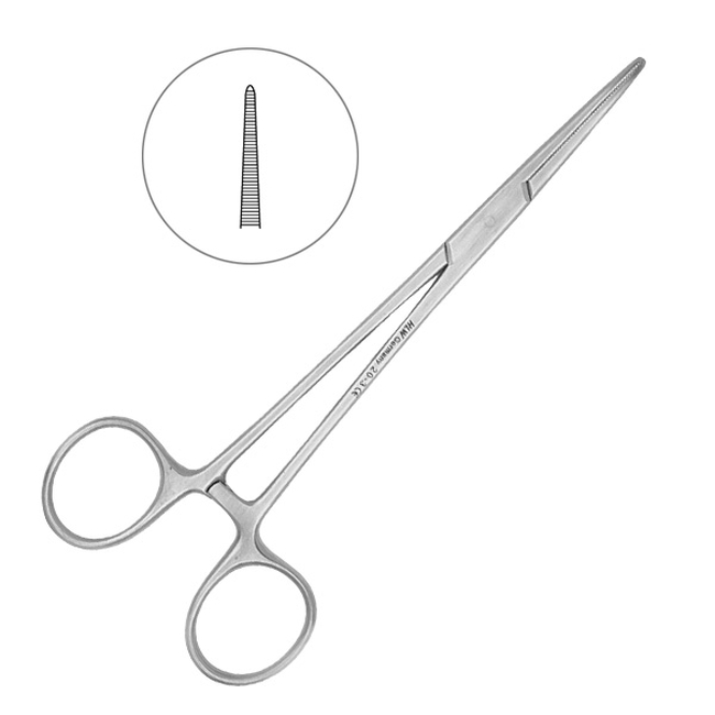Зажим прямой Rankin-Crile, 16 см | HLW Dental Instruments (Германия)