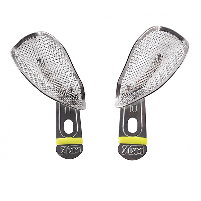 Ложка слепочная Premium, набор 2 штуки, №10 и №11, для верхней челюсти | YDM (Япония)