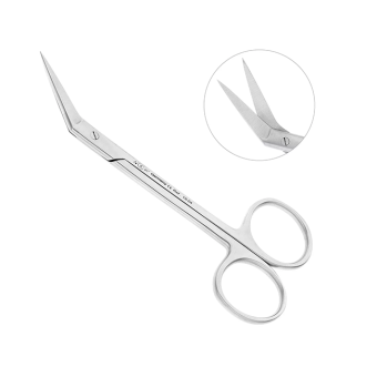 Ножницы хирургические угловые Fadenschere, 115 мм | HLW Dental Instruments (Германия)